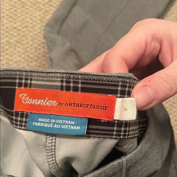 Anthropologie Women's Charcoal Chinos - Picture 2 of 5